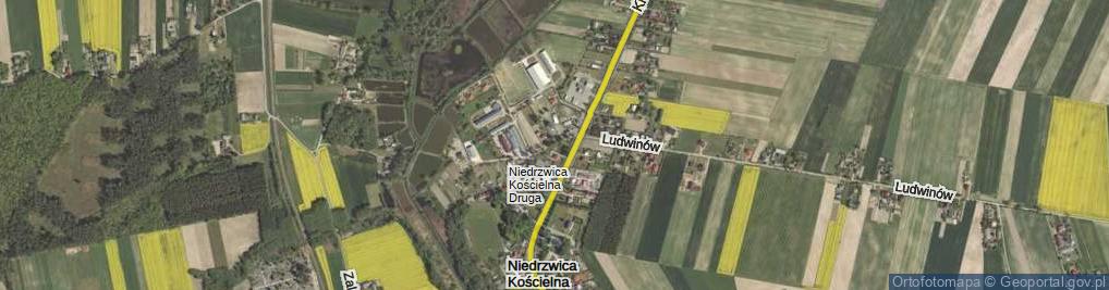 Zdjęcie satelitarne Jesionowa ul.